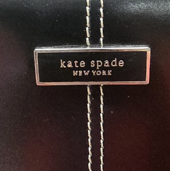 Kate Spade New York Black Leather Shoulder Bag Purse Handbag - Picture 13 of 15